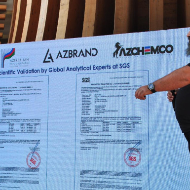 "AZCHEMCO"nun “yaşıl innovasiyaları” Azərbaycanın "ЕХРО 2020 Dubai" sərgisindəki pavilyonunda təqdim olunub